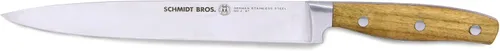 Vista 2 de Schmidt Brothers Cutlery, SFOSA07, cuchillo Santoku Forge de 7.5 pulgadas