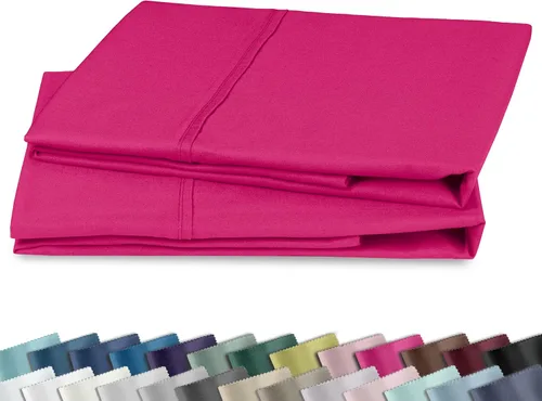 Vista 30 de Fundas de almohada de algodón de 400 hilos 01-Blanco