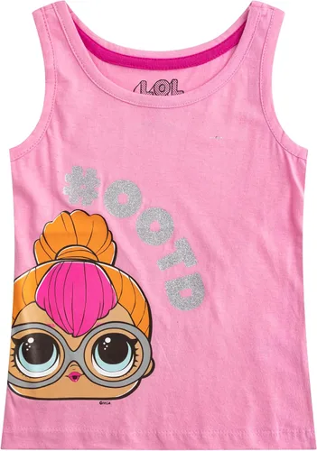 Vista 2 de L.O.L. Surprise! Paquete de 3 camisetas sin mangas para niñas pequeñas y grandes
