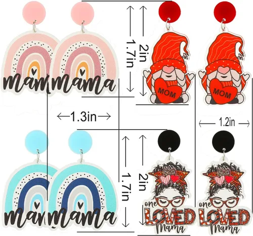 Vista 6 de Cooluckday Aretes del día de San Patricio para mujer, accesorios del día de San Patricio, pendientes irlandeses de trébol, aretes verdes para mujer