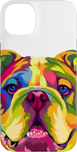 Vista 19 de Pop Art English Bulldog Dog Lover Bulldog Case for iPhone 17