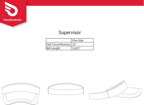 Vista 7 de Headsweats Performance Supervisor - Diseños