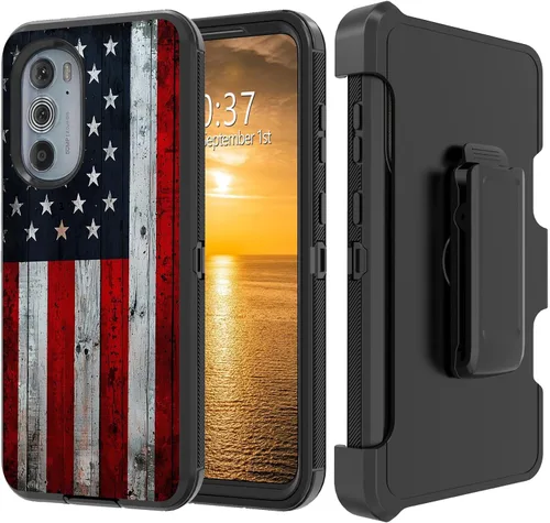 Vista 58 de Funda para Moto G Stylus 5G 2023 con funda de clip para cinturón y soporte, resistente de doble capa, resistente a prueba de golpes, para Motorola