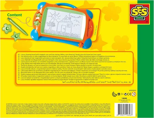 Vista 2 de SES Creative Tablero de dibujo magnético divertido para crear