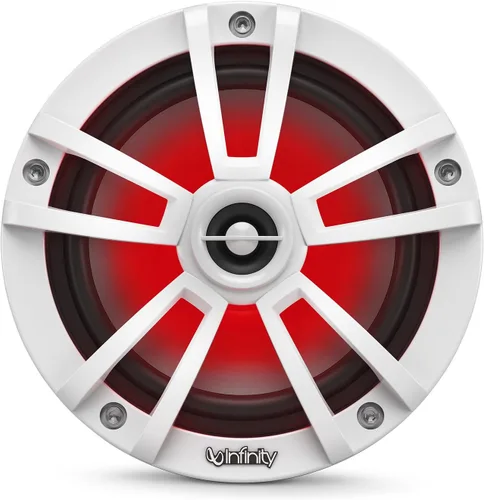 Vista 6 de Infinity Marine Bundle - Dos pares de altavoces coaxiales Infinity 622MLW Marine de 6.5 pulgadas RGB LED, color blanco