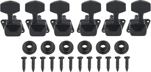 Vista 2 de 6 clavijas de afinación de cuerda semiclosadas Yootones Llaves de afinación, cabezales de máquina, afinadores 3L3R compatibles con Epiphone Les Paul