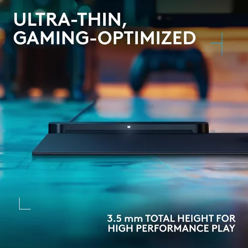 Vista 7 de Logitech G Alfombrilla de ratón de carga inalámbrica POWERPLAY 2 - Negro