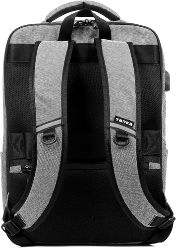 Vista 3 de Tanka Pilgrim Laptop Backpack. Professional Business Commuter Bag for Office Work. TSA Airline Travel Underseat Personal Carry On. USB Charging