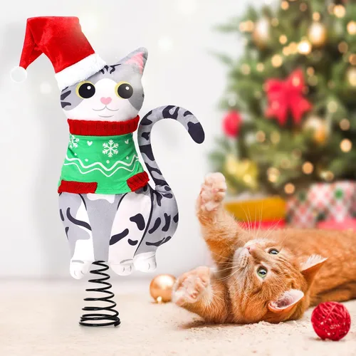 Vista 5 de Adorno de Copa de Árbol de Navidad de Gato American Shorthair, Ornamento de Árbol de Navidad, Fiesta de Navidad, Vacaciones, Decoraciones del Hogar