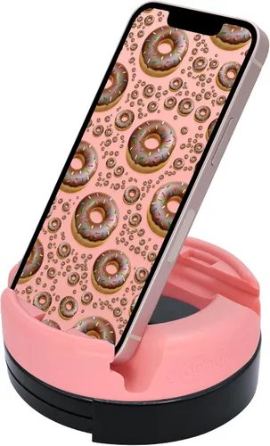 Vista 12 de GoDonut Soporte giratorio para teléfono 360 grados - Soporte para teléfono celular + organizador de escritorio para iPad - Compatible con tableta