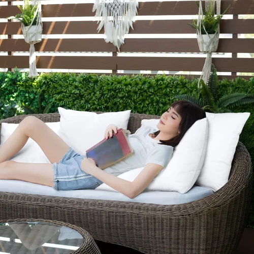 Vista 8 de Utopia Bedding - Fundas impermeables para almohadas (sin insertos de almohada) con cremallera europea (paquete de 2, blanco), fundas de almohada