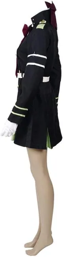 Vista 4 de Disfraz de Serafín del fin para mujer, uniforme militar Shinoa hiiragi