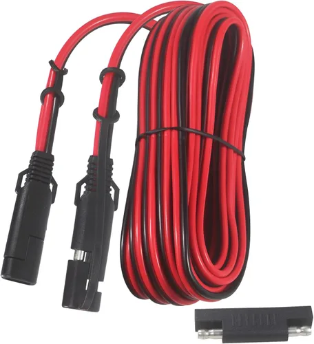 Vista 11 de SAE 16AWG Cable de Extensión para Cargador de Batería de Servicio Pesado de 6 Pies con Conector SAE de 2 Pines de Desconexión Rápida y Adaptador
