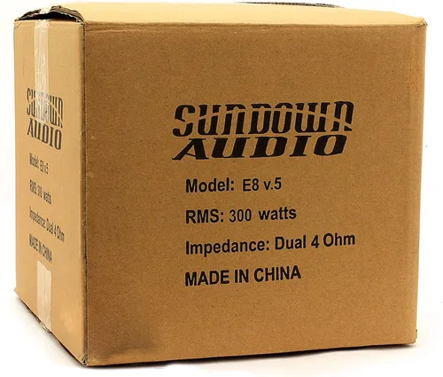 Vista 4 de Sundown Audio E-8 V.5 D2 8" 300 Watts RMS Dual 2-Ohm Serie EV.5 Subwoofer