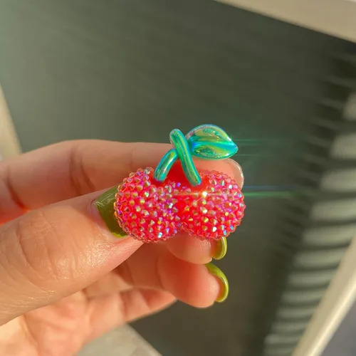 Vista 3 de Bonitos dijes brillantes para zapatos para niñas, lindos dijes para zapatos para adultos, adolescentes, niños, decoración de zapatos Kawaii