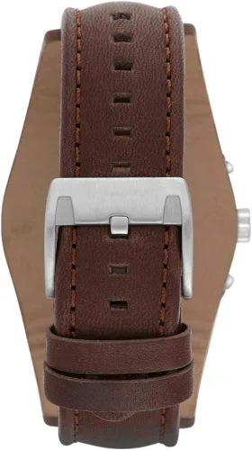 Vista 4 de Fossil Coachman - Reloj casual de cuarzo de acero inoxidable y cuero para hombre Casual