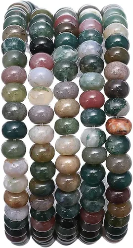 Vista 34 de BEADIA Cuentas de piedra natural africana de turquesa faceted rondelle 3x4mm semipreciosas sueltas para hacer joyas 38cm