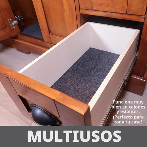 Vista 5 de Tapete Premium Drymate para Debajo del Fregadero, Tapetes Impermeables de Protección para Gabinetes de Cocina y Baño, Forros Absorbentes