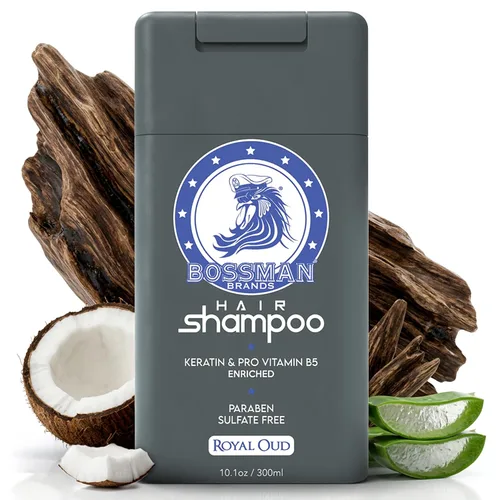 Vista 15 de Bossman Combo de champú y acondicionador para el cabello, sin parabenos y sin sulfatos (Royal Oud)
