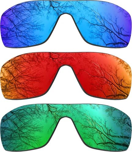 Vista 9 de ToughAsNails Juego de 3 lentes polarizadas de repuesto para gafas de sol Oakley Dart
