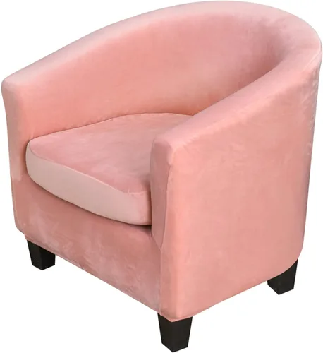 Vista 17 de MIFXIN 2 fundas de terciopelo para silla de bañera con funda de cojín, elásticas, suaves, extraíbles, para sillón, sofá, protector de muebles