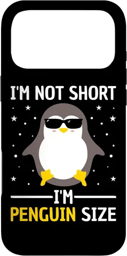 Vista 22 de I'm Not Short I'm Penguin Size Men Women Funny Penguin Lover Case for iPhone 17