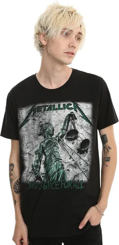 Vista 2 de Camiseta Metallica .and Justice for All, Verde