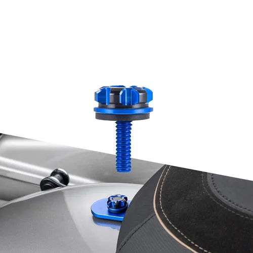 Vista 16 de Advanblack Axion - Kit de pernos de asiento moleteados mecanizados CNC Billet 6061 de aluminio para perno de asiento, cubierta de perilla de montaje