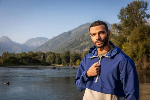 Vista 6 de Cutter & Buck Charter Eco - Chaqueta Anorak reciclada para hombre