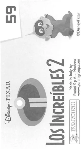 Vista 2 de 2018 Panini Incredibles 2 Album Sticker #59 Sticker 59