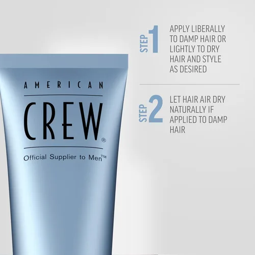 Vista 5 de American Crew Crema de Fibra para Hombres, Como Gel para el Cabello con Fijación Media y Brillo Natural, Regalo Pequeño para Él, 3.3 Fl Oz