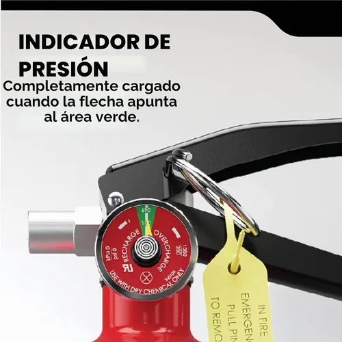 Vista 4 de Kidde Extintor de fuego de grado comercial para oficina, escuelas, recargable 1A10BC