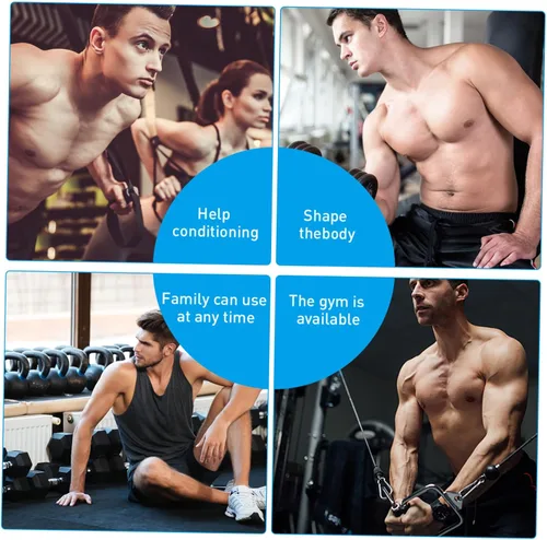 Vista 3 de Rueda de rodillo abdominal para entrenamiento de núcleo con asas antideslizantes de ranura, práctica máquina de fitness para hombres y mujeres