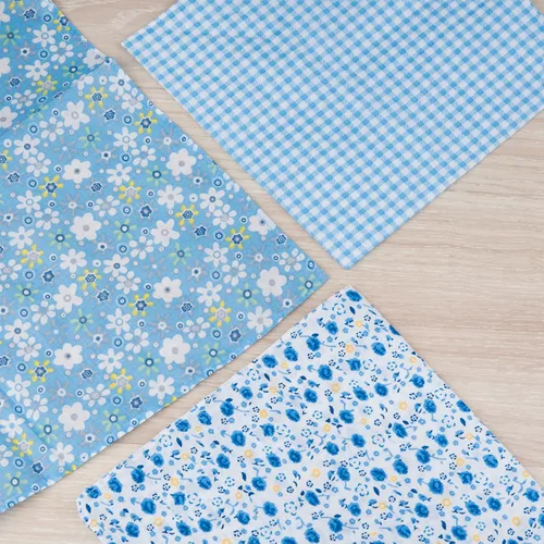 Vista 8 de HOULIFE Pañuelo impreso floral de algodón para mujer, pañuelos elegantes para fiesta de boda