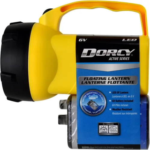 Vista 3 de Dorcy Linterna LED Flotante Impermeable de 35 Lúmenes con Luz de Emergencia, Colores Surtidos (41-2081)