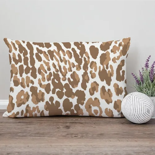 Vista 6 de ArogGeld Funda de almohada para sofá, guepardo y leopardo, estampado de leopardo, funda de cojín decorativa de granja para sala de estar