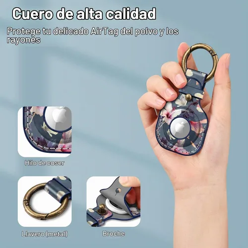 Vista 3 de Fintie Funda para AirTag de 2ª generación (2026) y 1ª