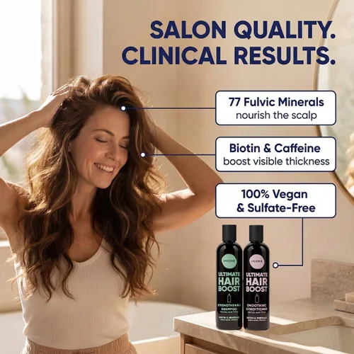 Vista 7 de Moerie Champú y acondicionador voluminizador para la caída del cabello - Productos espesantes con ingredientes de origen natural - Más de 100