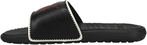 Vista 3 de PUMA Hombres Cool Cat Fc Slide Sandalias Atléticas Casual - Negro