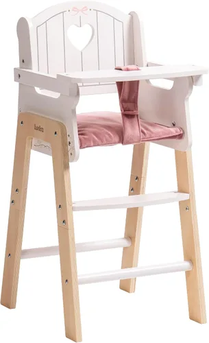 Vista 10 de ROBUD Cuna de Madera para Muñecas de Bebé, Juguetes de Cama para Muñecas de Bebé, para Muñecas de Hasta 18 Pulgadas, Accesorios para Muñecas