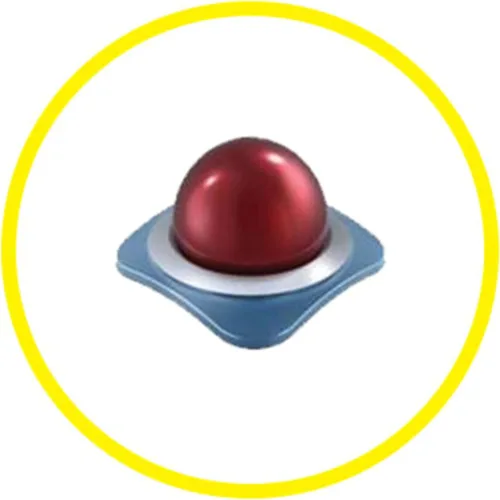 Vista 17 de Kensington Orbit Trackball Mouse (K64327F), color plateado y negro