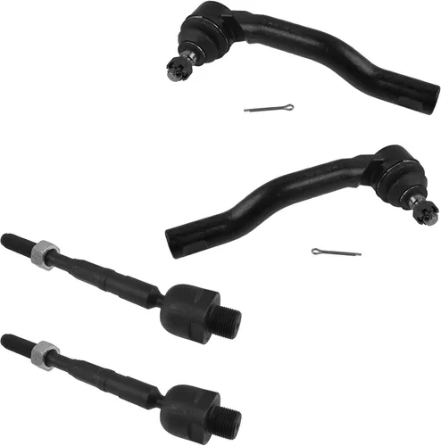 Vista 60 de TRQ Juego de varillas de acoplamiento delanteras interiores y exteriores, 4 piezas, compatible con Kia Soul 2014-2019 15-19 Soul EV