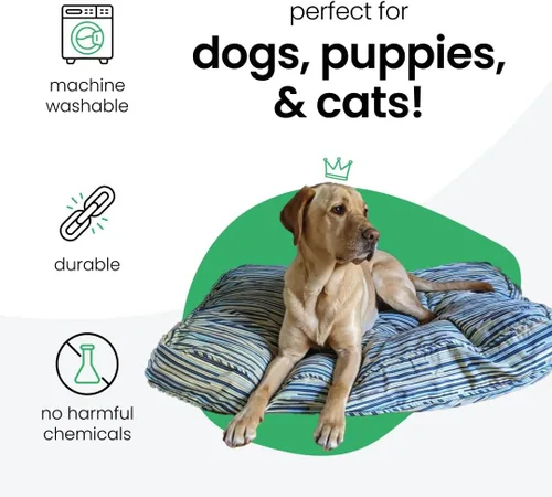 Vista 3 de Molly mutt - Cubierta de edredón para cama de perro, 100 % algodón, duradera, lavable, Petite
