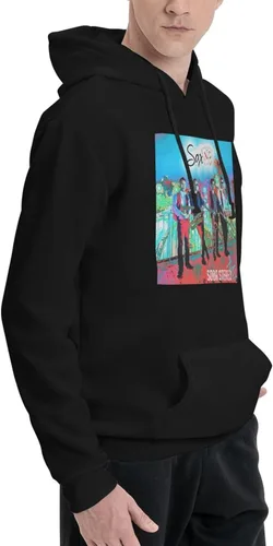 Vista 2 de Soda Stereo Hoodie Man's Casual Athletic Workout Pullover Hooded Sweatshirt With Pockets