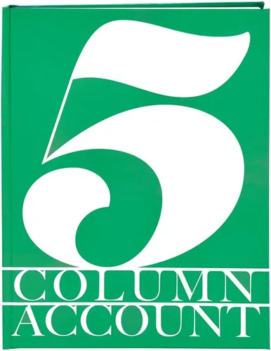 Vista 23 de BookFactory Libro de contabilidad de 2 columnas/libro de cuentas/libro de contabilidad/cuaderno (libro columnar de dos columnas) – tapa dura