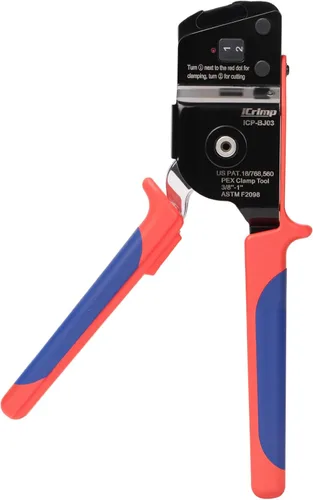Vista 12 de iCrimp Kit de Herramienta de Pinza para Tubería PEX de Una Mano, Herramienta de Crimpado PEX con Función de Remoción para Anillos de Abrazadera