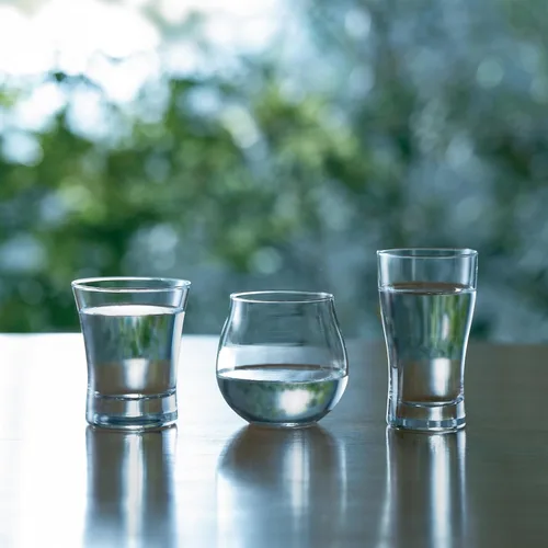 Vista 9 de Toyo Sasaki - Vaso de sake frío de vidrio, para beber y beber, hecho en Japón, apto para lavavajillas, vaso de sake, regalo, regalo, respeto por