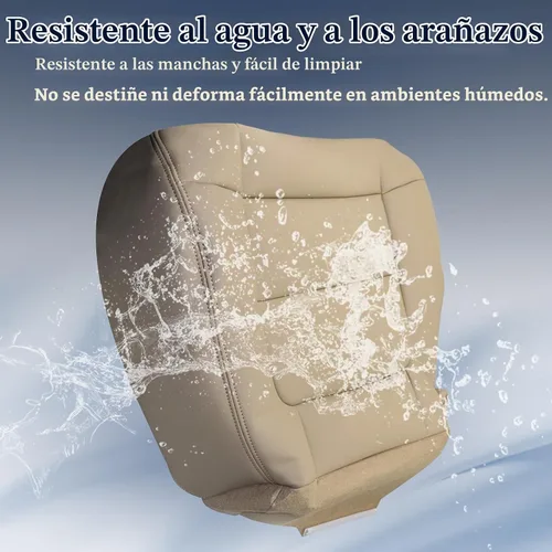 Vista 2 de NLQR - Funda de asiento de microfibra para lado del conductor, color marrón compatible con Ford F150 Lariat 2001 2002 2003