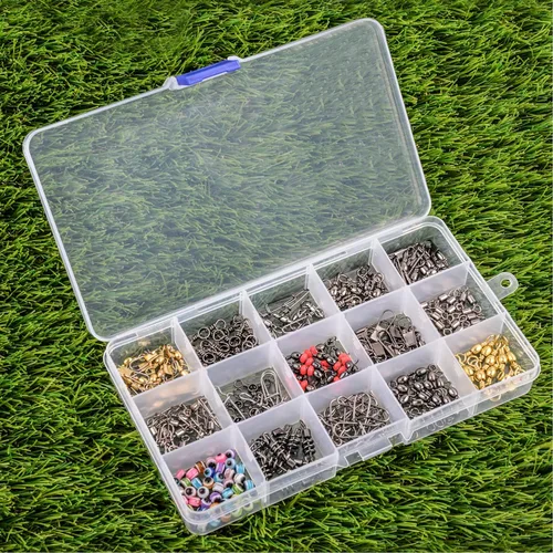 Vista 7 de Kit giratorio de pesca 190pcs Accesorios de pesca Tackle rodamiento