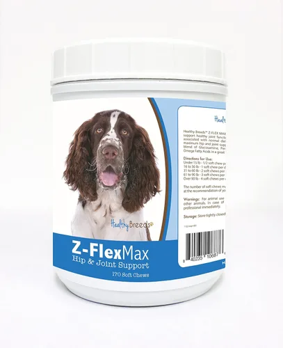 Vista 6 de Healthy Breeds Afghan Hound Z-Flex Max - Masticables suaves para cadera y articulaciones, 100